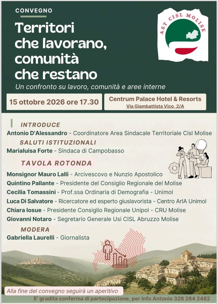 convegno Molise ottobre 2026