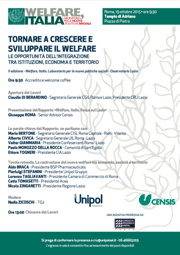 CRU Unipol Welfare Lazio